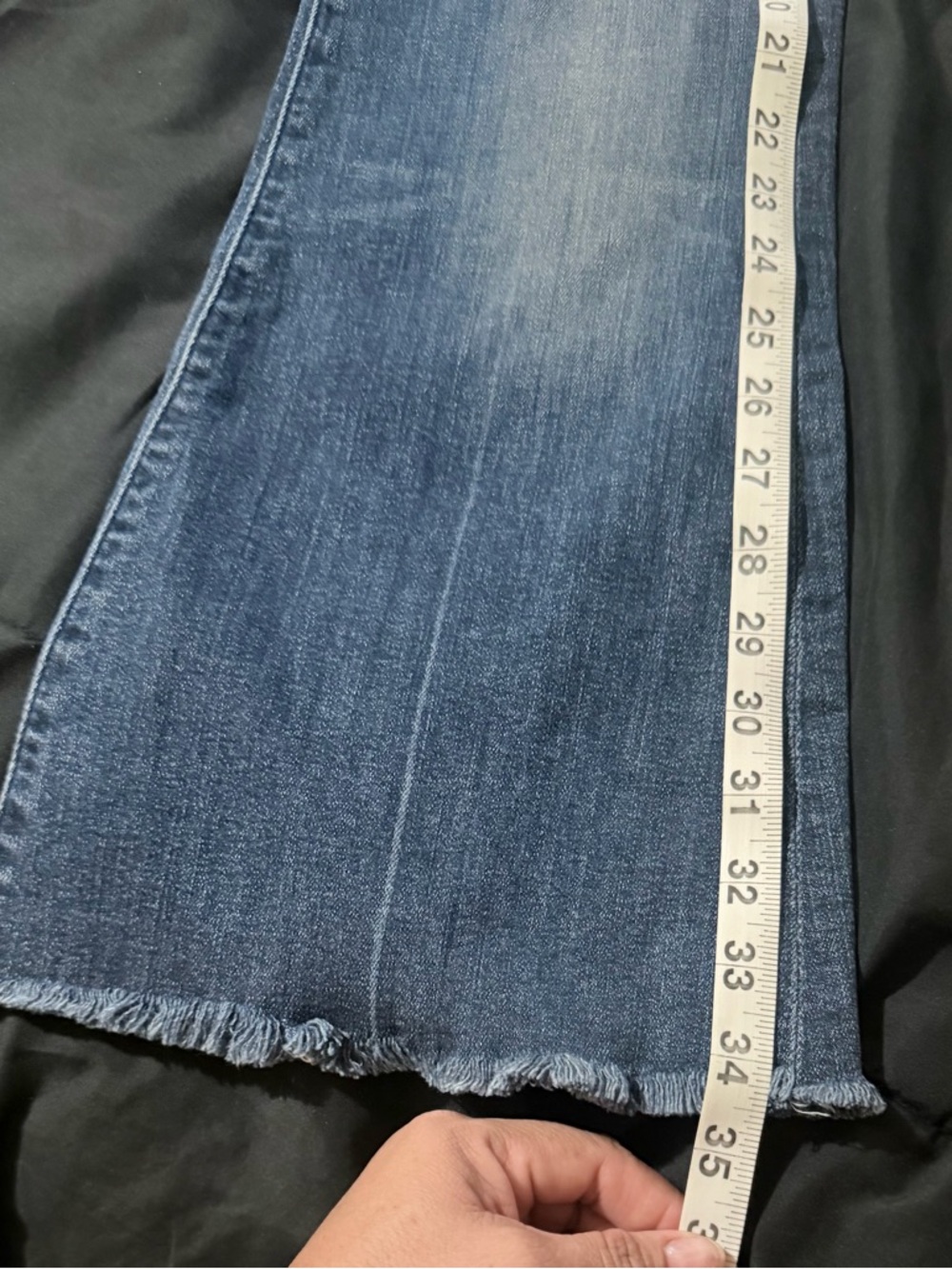 MOTHER Dark Blue Flare Jeans petite - Picture 11 of 12